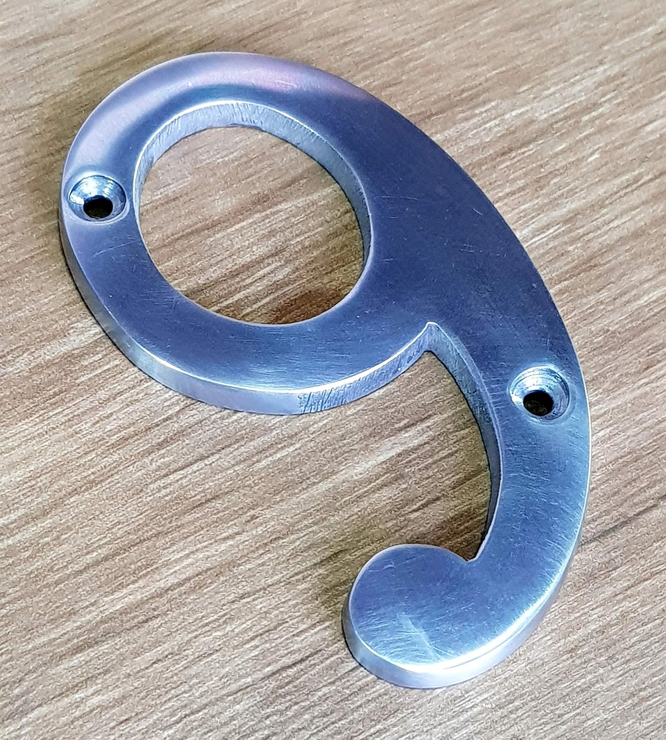 eSplanade 4" Aluminum House Hotel Door Number Plaque Sticky Numeric Numerical Digit 0-9