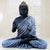 eSplanade Resin Meditating Buddha Showpiece | Home Decor | Idol Statue Figurine Murti | Tibetan Buddhist Statue - 14" Inches Height - Big Size
