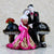 eSplanade Resin Love Couple Face Showpiece Statue Sculpture Figure for Home Decor Valentine Day Gift (Standing Couple 1 & 2)