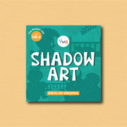Yug- The Birth of Krishna Shadow Art Activity Book for Kids- ChildrenÕs Early Learning Book for NewBorn to 8 years old - Illustrated 6 Laser Cut Pages