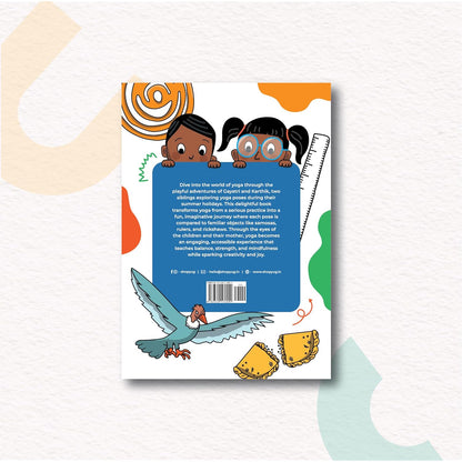 Yug Yoga Book: Playful Poses and Mindful Moments, Kids Books, A Playful Guide to Movement, Mindfulness, and Imagination, Ages 3 - 8 years, Perfect for Gifts for Kids, Books for 2 + year old
