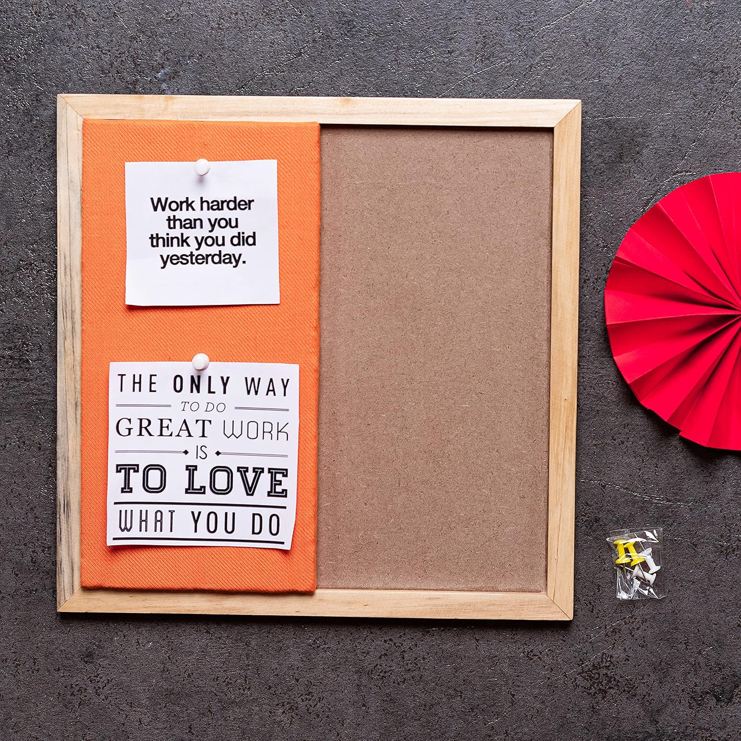 IVEI DIY Pin Board - Green -Wooden Craft - Hobby Board for Painting Wood Sheet Craft, Decoupage, Resin Art Work & Decoration