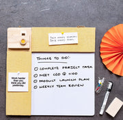 IVEI Pinboard + Whiteboard (Camera - Yellow)