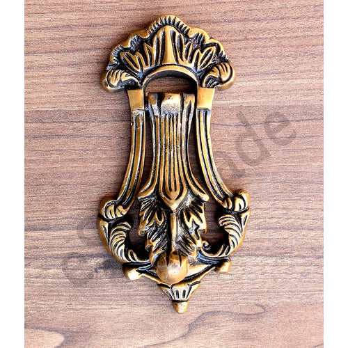 eSplanade Imperial Georgian Colonial Style Anchor Angle Guardian Brass Door Knockers | Gate Knockers Door Decor Accessories