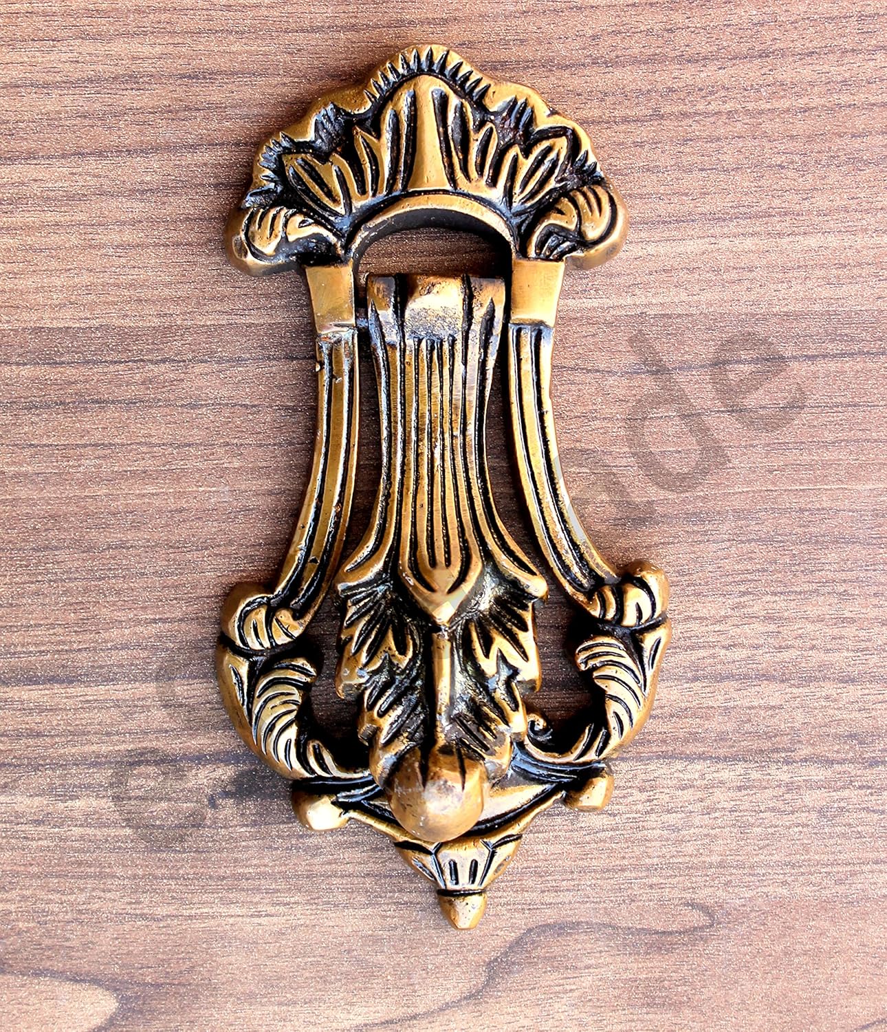 eSplanade Imperial Georgian Colonial Style Anchor Angle Guardian Brass Door Knockers | Gate Knockers Door Decor Accessories