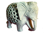 StonKraft Marble Soapstone Carved Elephant - Baby Inside Mother's Tummyarble Soapstone Carved Elephant - Baby Inside Mother's Tummy (6 inches)