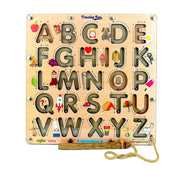 MFM Toys Trace-The-Letter Game English Uppercase Alphabets