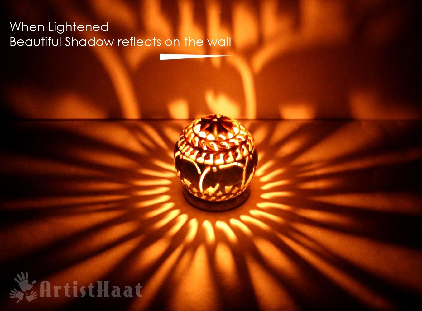 Jamun 4 Inch Assorted Soapstone Sculpture Votive / Candle / Tealight Holder - Floral / Elephant Decorative Tea Light