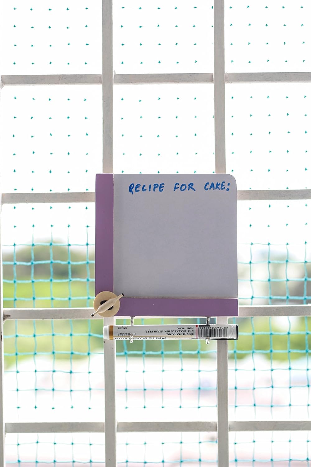 IVEI Utility Fridge Magnet with a Dry Erase Board - Budget Gifts - Unique Ideas - whiteboard (Rolling Pin, Purple)