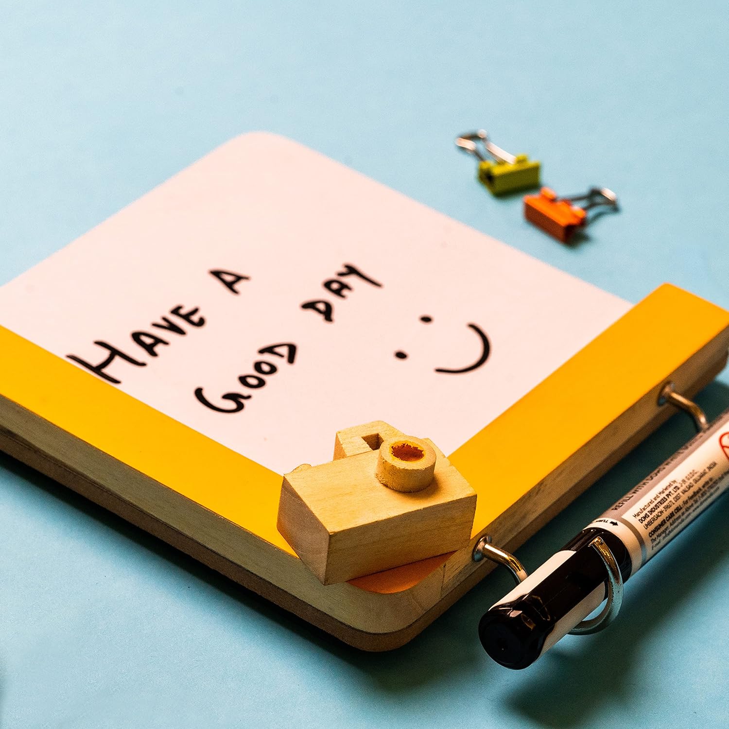 IVEI Utility Fridge Magnet with a Dry Erase Board - Budget Gifts - Unique Ideas - whiteboard (Camera, Yellow)