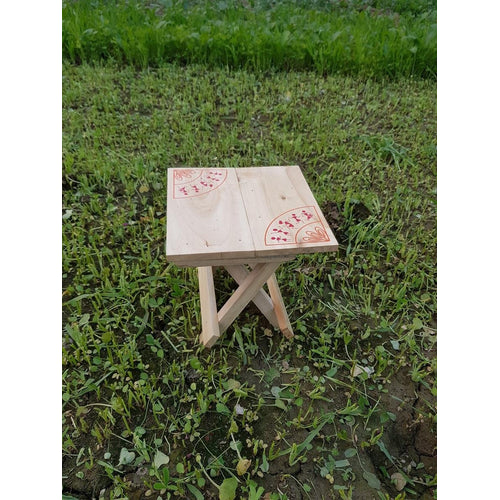 IVEI warli Wooden Portable Folding Table - Small (9.5in)