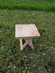 IVEI warli Wooden Portable Folding Table - Small (9.5in)