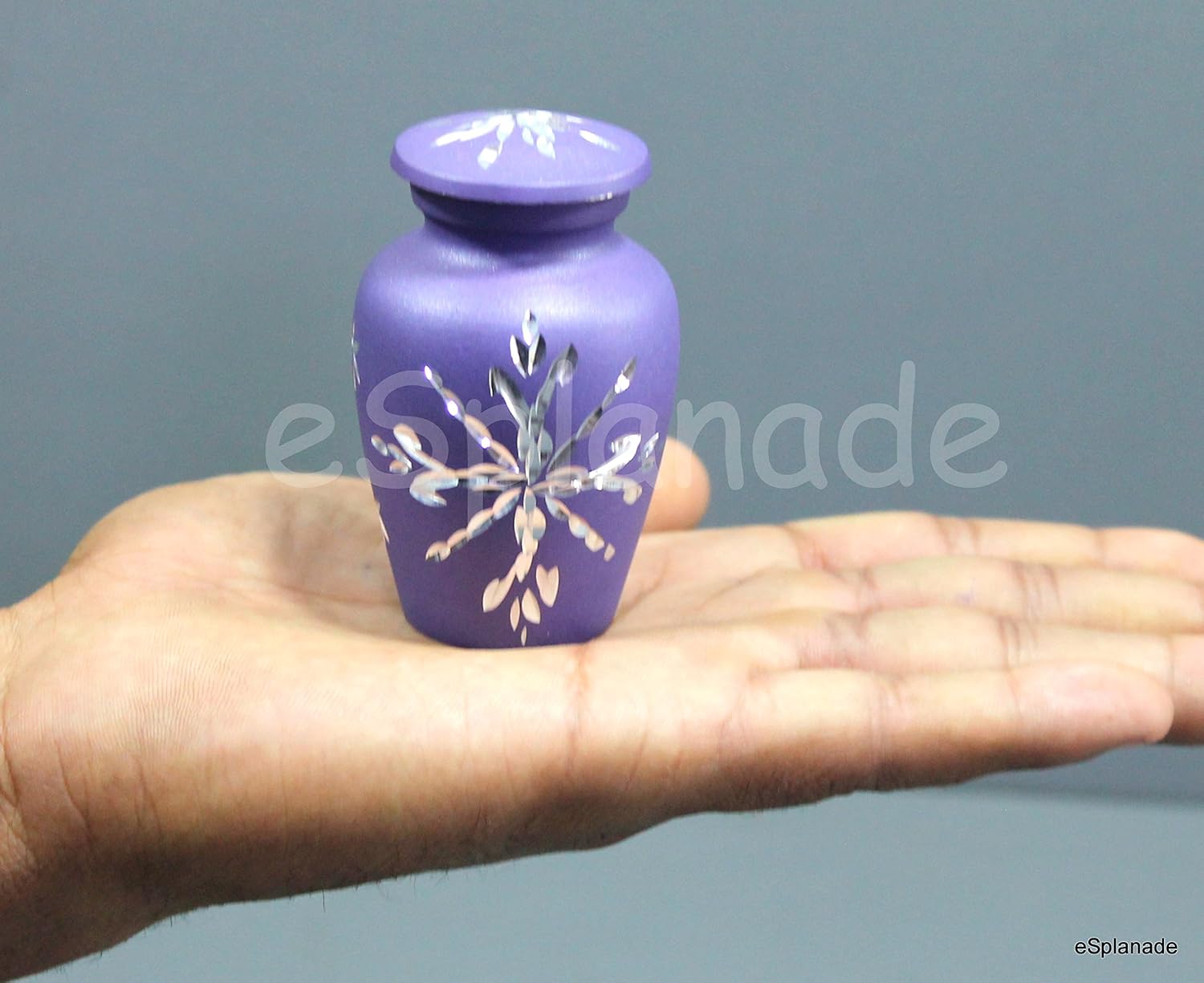 eSplanade Cremation urn Memorial Container Jar Pot with Keepsake | Cremation Urns
