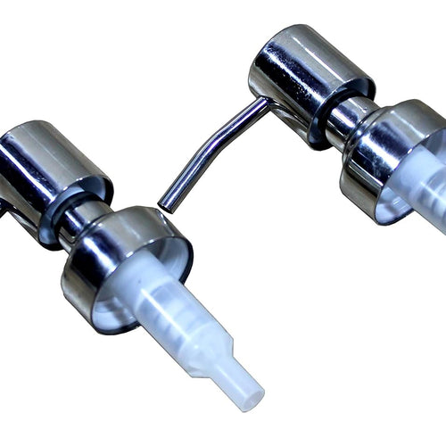 KLEO Stainless Steel Liquid Soap Dispenser Replacement Pump | Soap Pump | Lotion Pump - Pack of 2