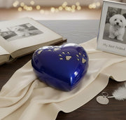 eSplanade cat Dog pet Cremation Mini Heart urn Keepsake Memorial | Small urn for Ashes Funeral Burial