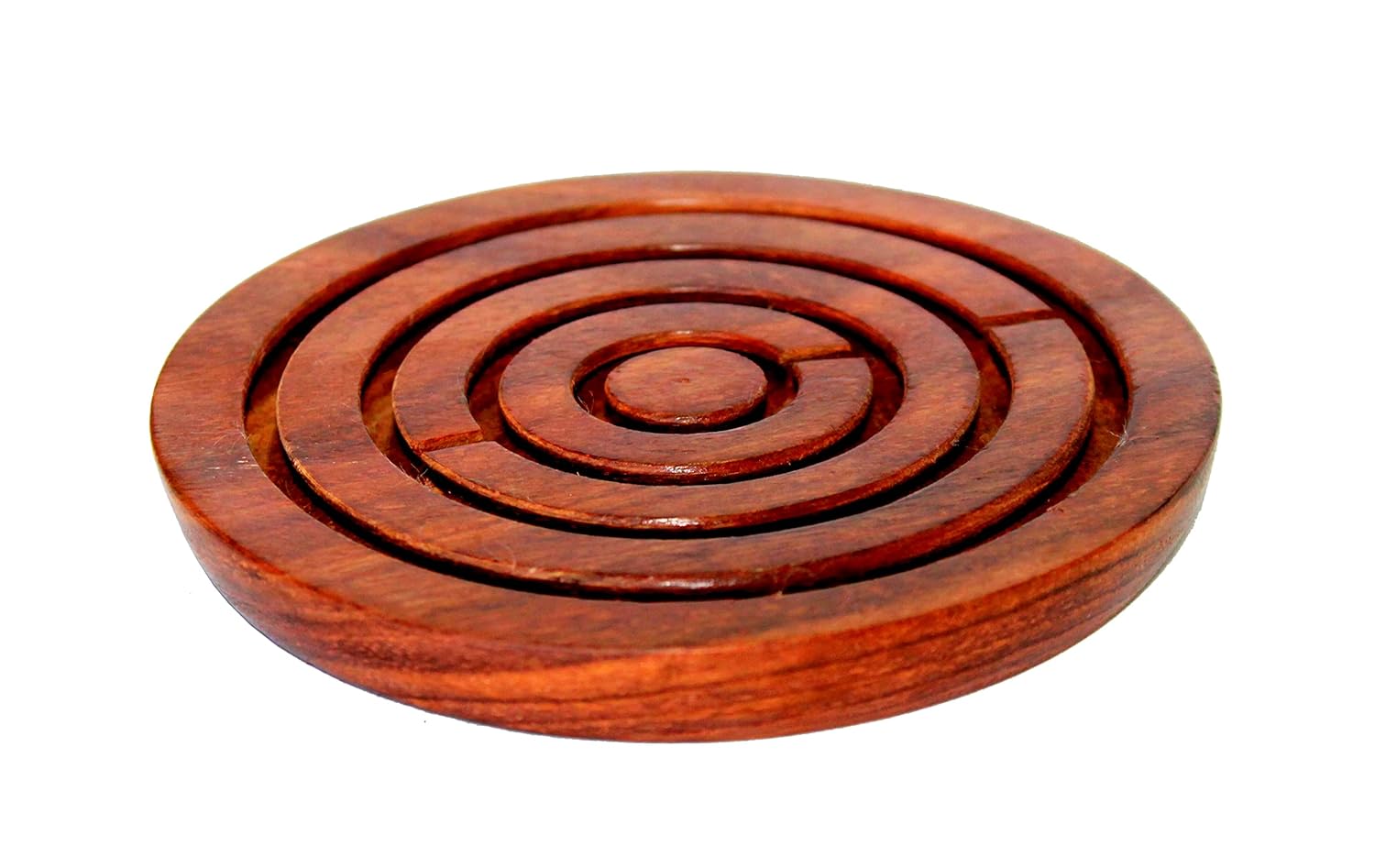 StonKraft Wooden Labyrinth Board Game Ball in a Maze Puzzle Toys - Indoor Puzzle Game for Young Adults (6 Inches)