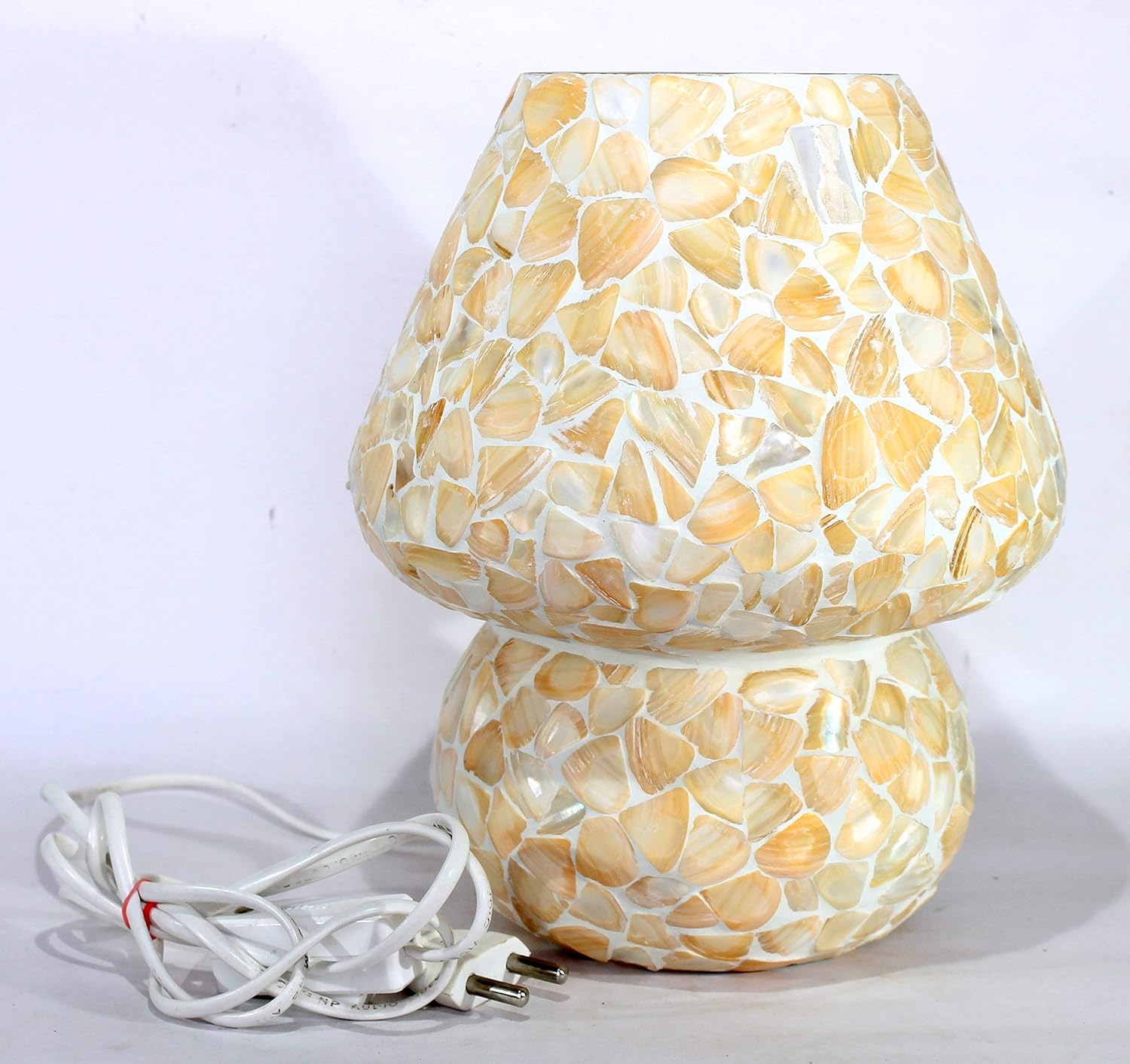 ESPLANADE Decorative Bedside Table Lamp 9.75" Tall, Beige