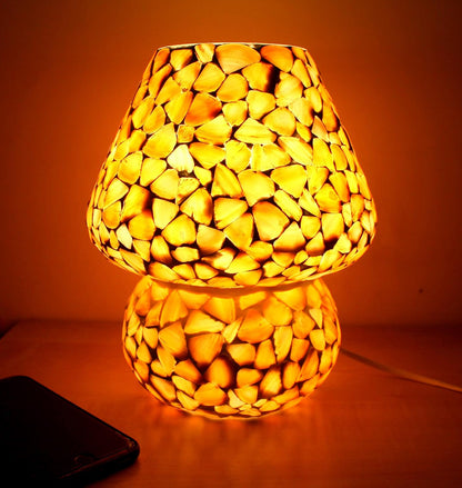ESPLANADE Decorative Bedside Table Lamp 9.75" Tall, Beige