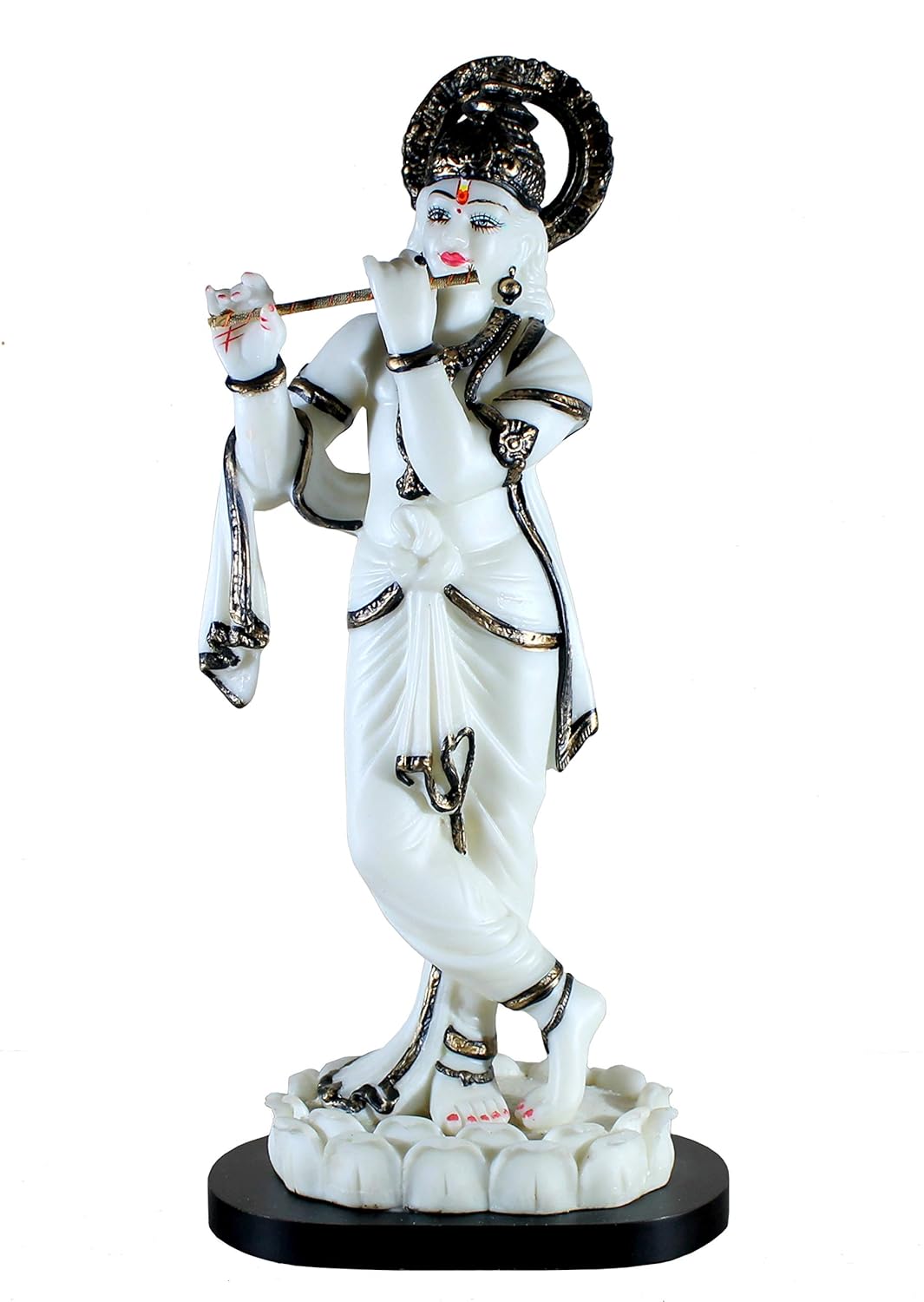 ESPLANADE Resin Krishna Kishan Murti Idol Statue Sculpture (16.5")