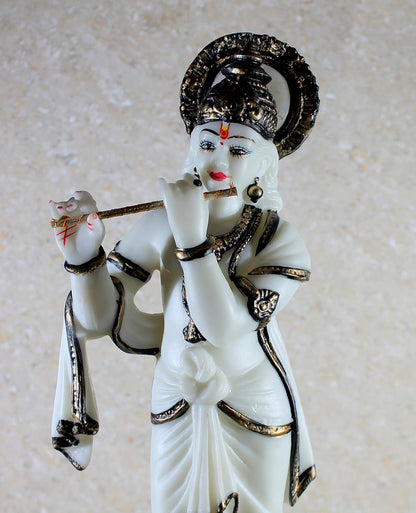 ESPLANADE Resin Krishna Kishan Murti Idol Statue Sculpture (16.5")