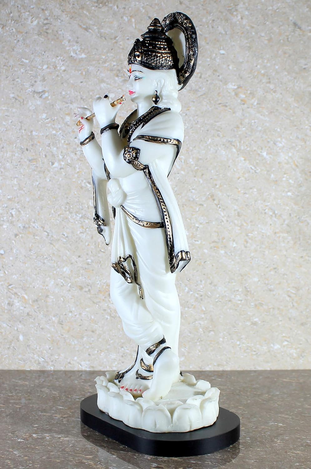 ESPLANADE Resin Krishna Kishan Murti Idol Statue Sculpture (16.5")