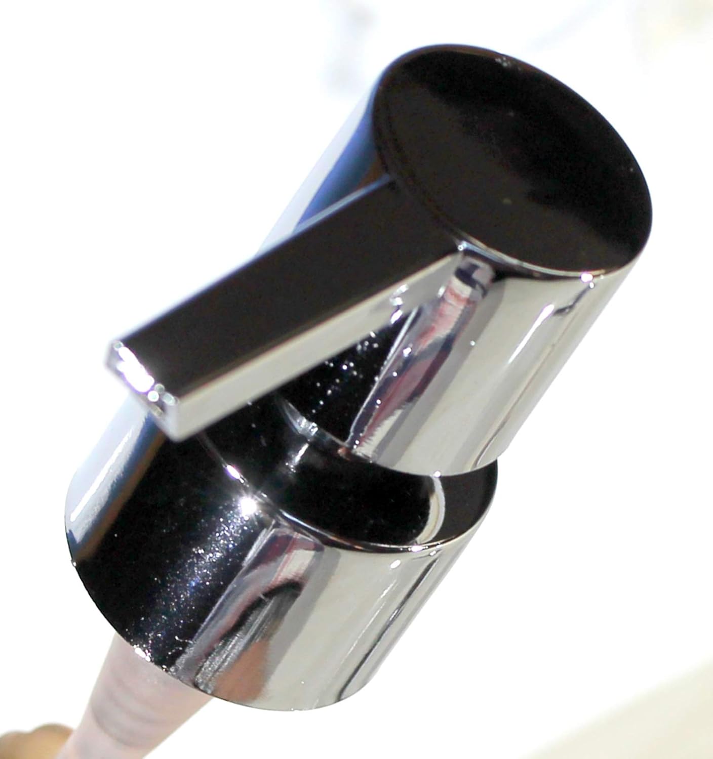 KLEO Chrome Finish Plastic Liquid Soap Dispenser Replacement Pump | Soap Pump | Lotion Pump - Pack of 4 (4 Piece Set)