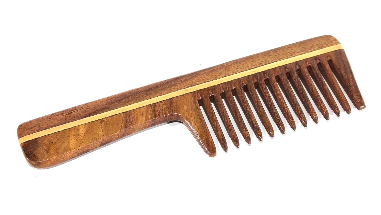 eSplanade Sheesham Rosewood Comb for Hair Beard Moustache - Beauty Care Items - Men & Women - Brown - 7.5" Inches