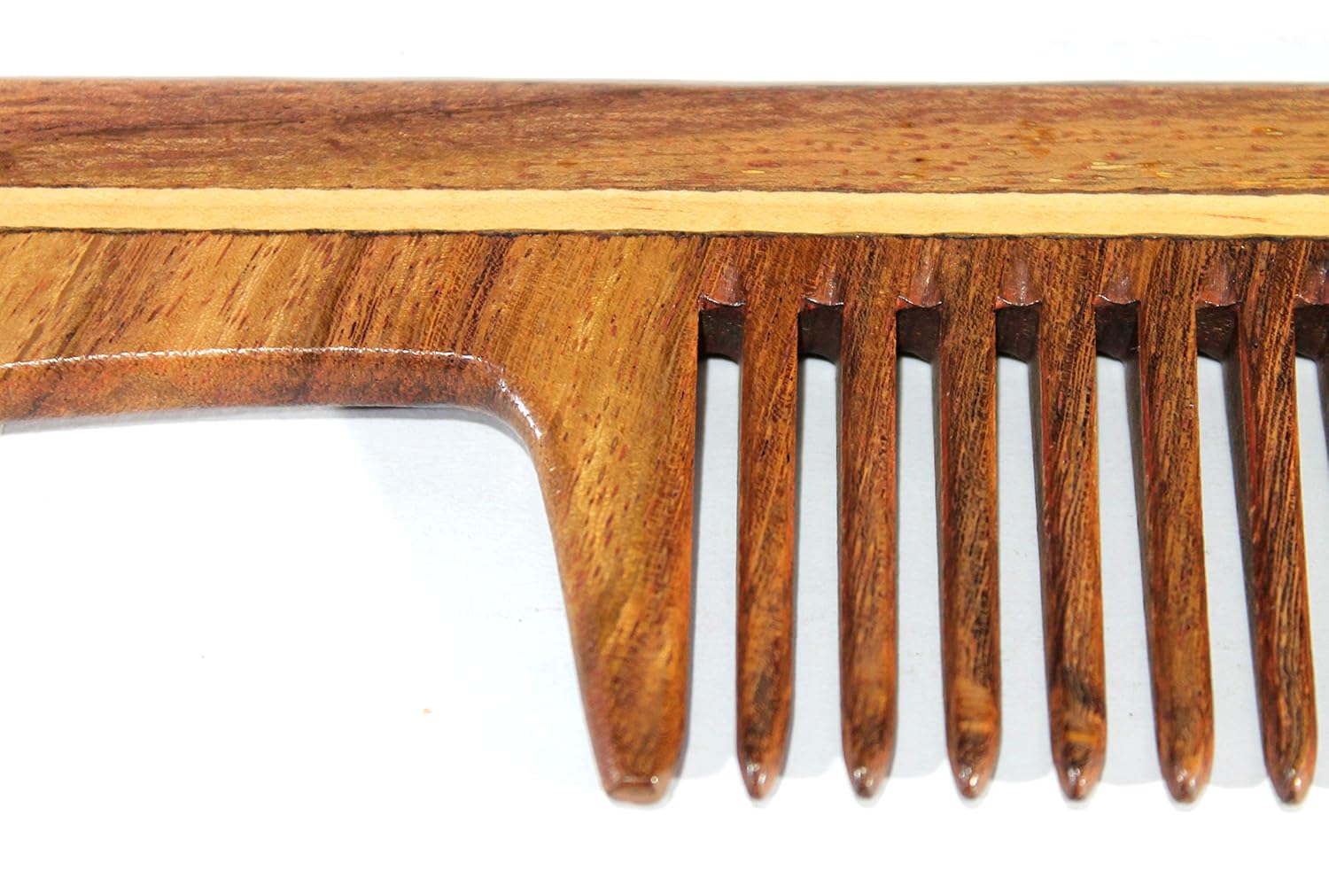 eSplanade Sheesham Rosewood Comb for Hair Beard Moustache - Beauty Care Items - Men & Women - Brown - 7.5" Inches