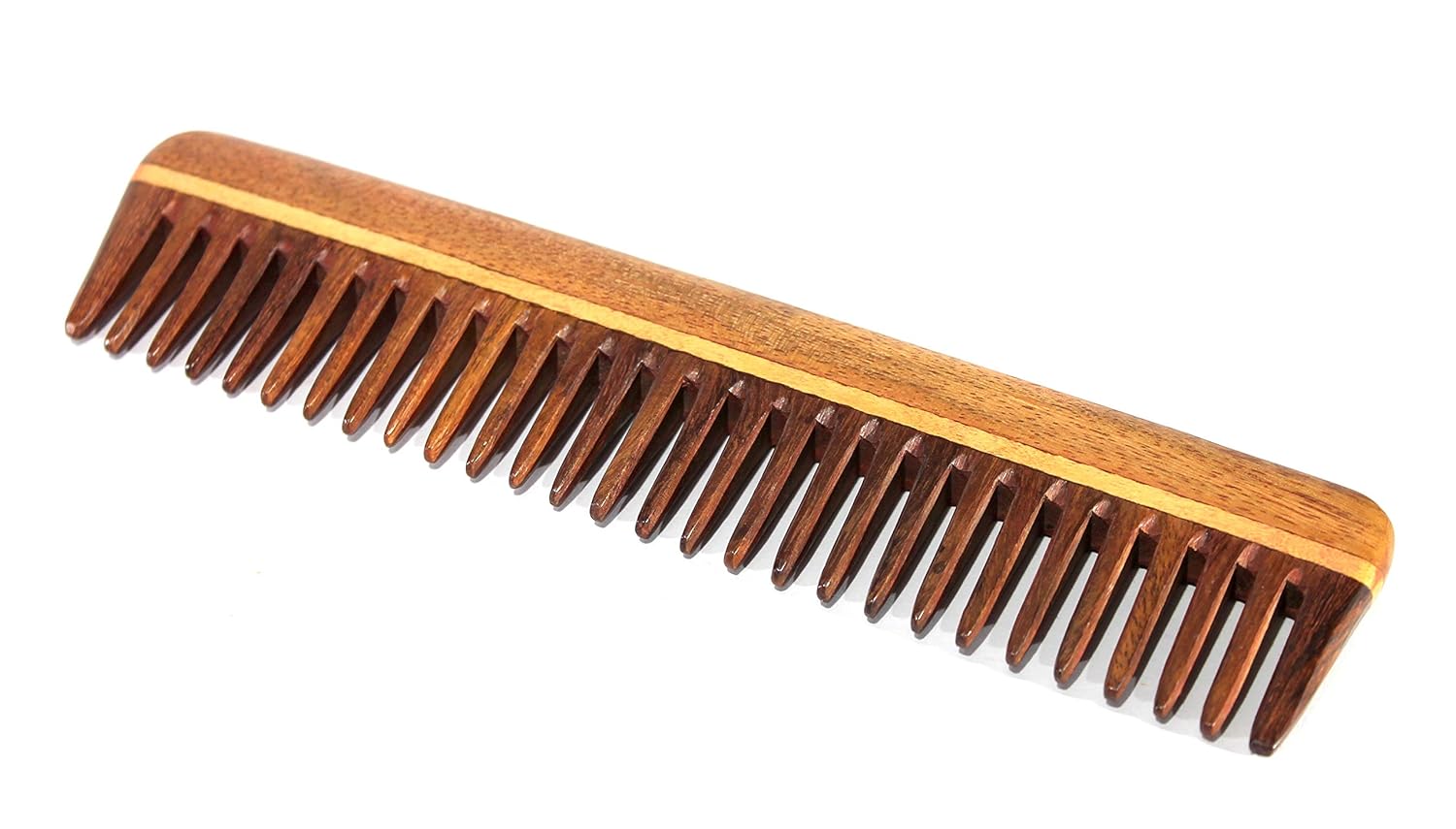 eSplanade Sheesham Rosewood Comb for Anti-Static Hair Beard Moustache - Beauty Care Items For Men & Women - Brown
