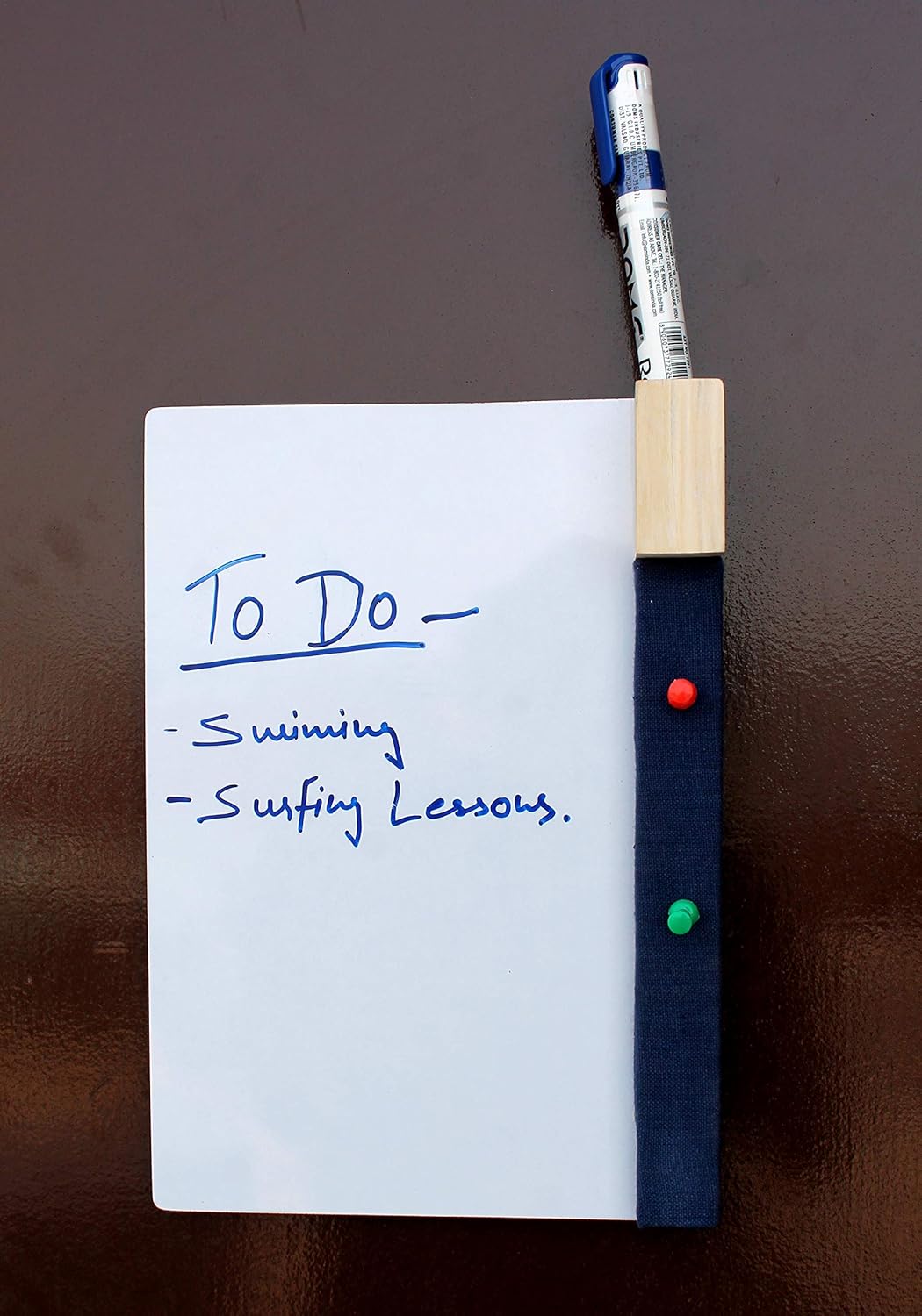 StonKraft Magnet to Do Whiteboard with Holder for Marker Pen -Task Recall, Planning Board, Personal Organiser, Writing Pad etc