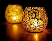 ESPLANADE Glass Tealight Candle Holder, Pack of 2