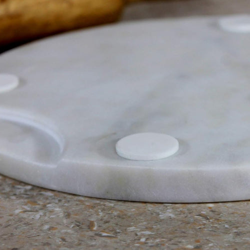 KLEO Marble Chakla Polpat Roti Chapati Maker Rolling Board (9 Inch Diameter)