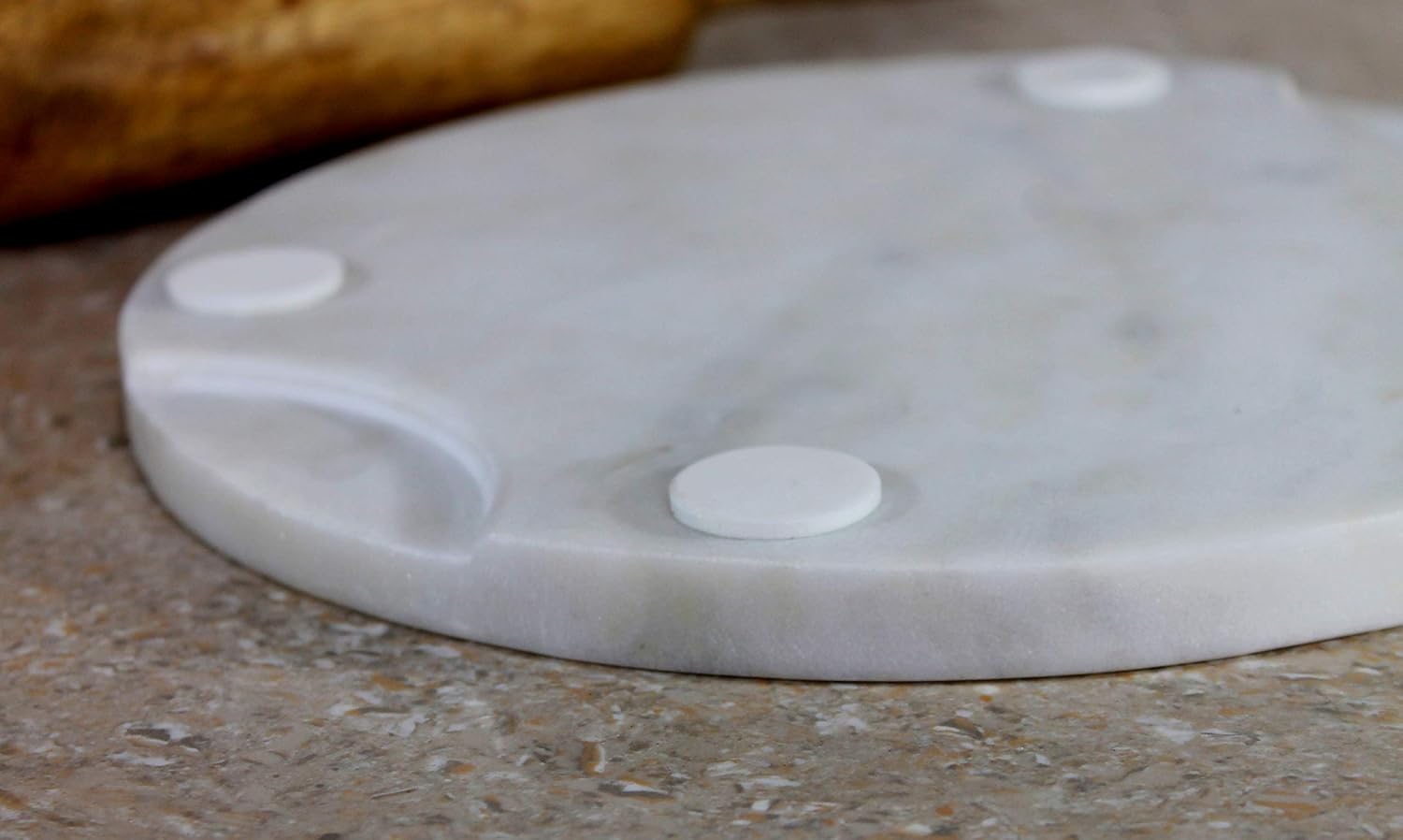 KLEO Marble Chakla Polpat Roti Chapati Maker Rolling Board (9 Inch Diameter)