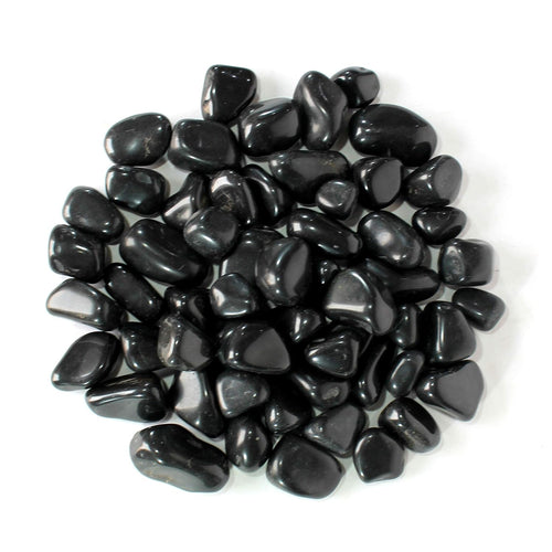 eSplanade Black Pebbles | Black Color Natural Stones | Polished Glossy Home Decorative | Garden/Table/Aquarium Vase Fillers Stone (5, Kilograms)
