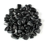 eSplanade Black Pebbles | Black Color Natural Stones | Polished Glossy Home Decorative | Garden/Table/Aquarium Vase Fillers Stone (5, Kilograms)