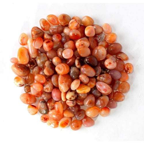 eSplanade Pebbles | Natural Orange Onyx Stones | Polished Glossy Home Decorative | Garden/Table/Aquarium Vase Fillers Stone (5, kilograms)