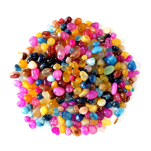 eSplanade Multicolor Pebbles | Multi Color Natural Stones | Polished Glossy Home Decorative | Garden/Table/Aquarium Vase Fillers Stone (5, Kilograms)