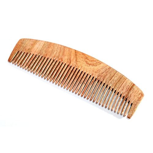 eSplanade Neem Wood Comb for Hair Beard Moustache - Beauty Care Items - Men & Women - Natural Brown - 6.7