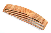 eSplanade Neem Wood Comb for Hair Beard Moustache - Beauty Care Items - Men & Women - Natural Brown - 6.7" Inches