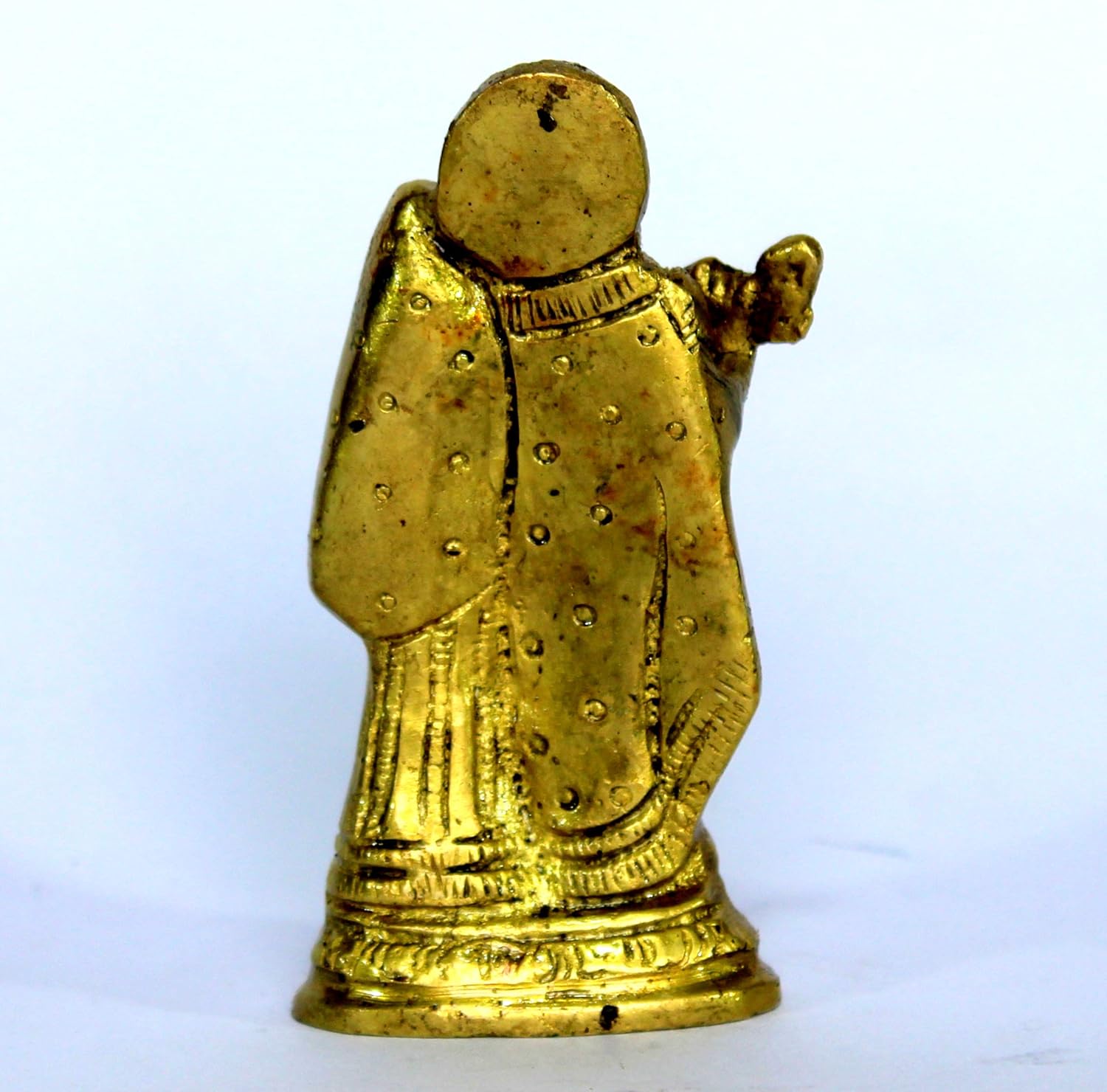 StonKraft Brass Radha Krishna Murti Idol Statue Sculpture (3.25")