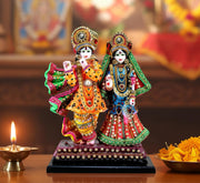 eSplanade Resin Radha Krishna Murti Idol Statue Sculpture for Home Temple and Decor
