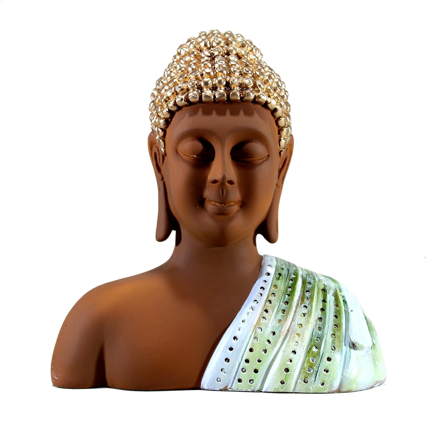 eSplanade 9" Buddha - Meditating Buddha - Polyresin Idol Statue Figurine Murti