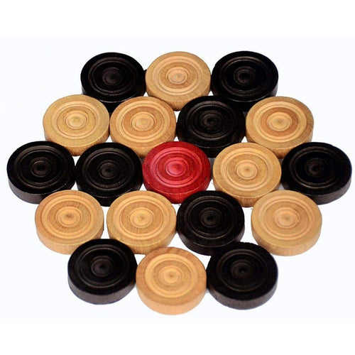 StonKraft Turbo Wooden Carrom Coin | Carrom Board Coins Pieces,for Kid