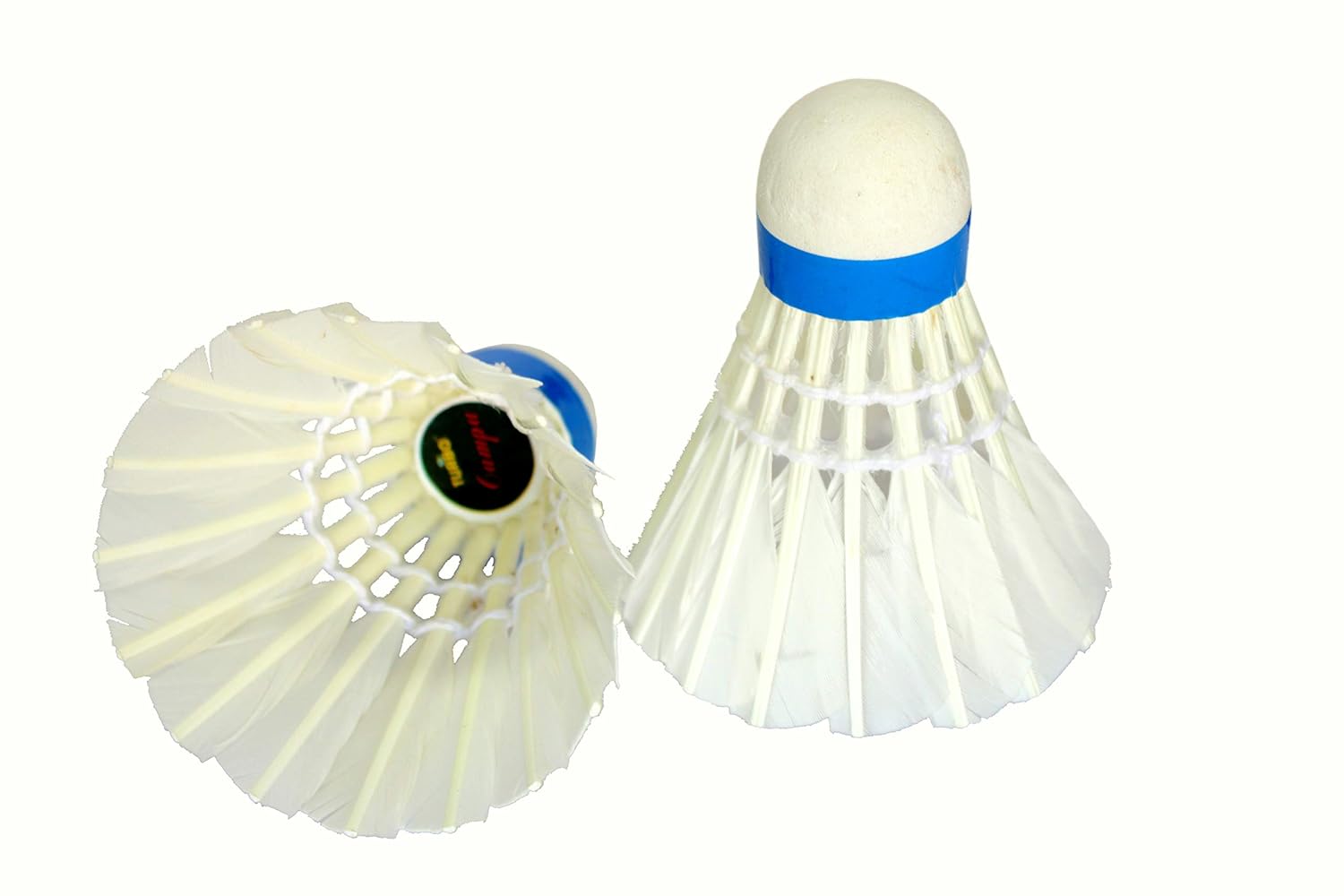 StonKraft Badminton Feather Shuttlecock Set (White) - Pack of 10