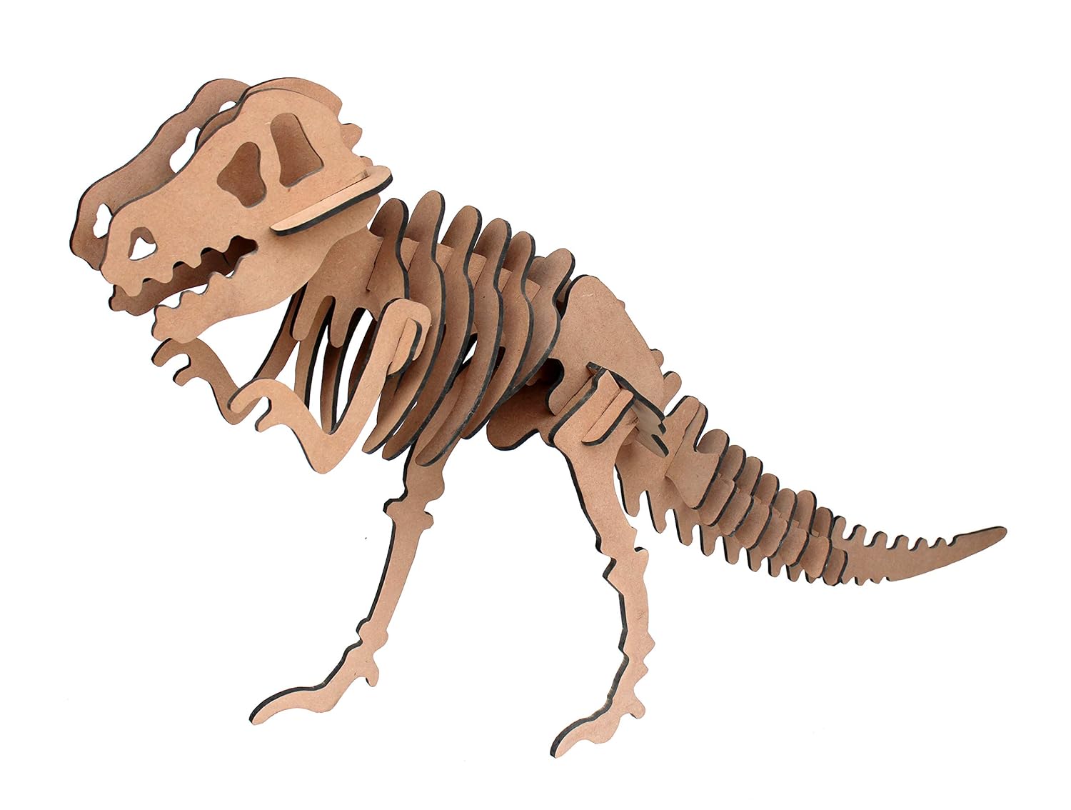 StonKraft Wooden 3D Puzzle Dinosaur Skeleton (Very Big Size) - Home Decor, Construction Toy, Modeling Kit, School Project - Easy to Assemble