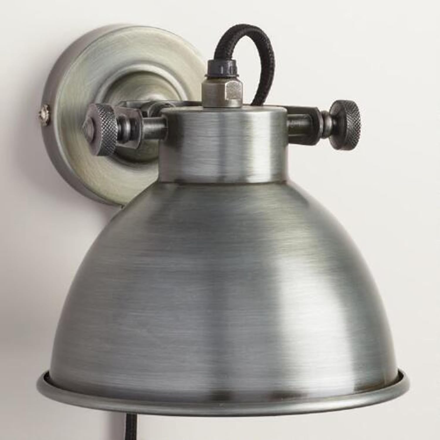 ESPLANADE Decorative Wall Light | Bedside Lamp | Reading Light | Wall Hanging Light | Focus Lights | Home Decor (Silver)