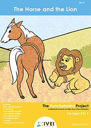 IVEI Panchatantra Kids Learning Book - Workbook and DIY Puzzle of Panchatantra Story - Colouring Activity Worksheets - Creative Fun Activity and Education For Kids - The Horse and the Lion ( Age 4 to 7 Years )