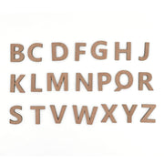IVEI DIY Wood Sheet Craft - MDF Cutouts Letters Consonants - Plain MDF Blanks Cutouts Alphabets Set of 21 Wooden Letters for Painting Wooden Sheet Craft, Decoupage, Resin Art Work & Decoration