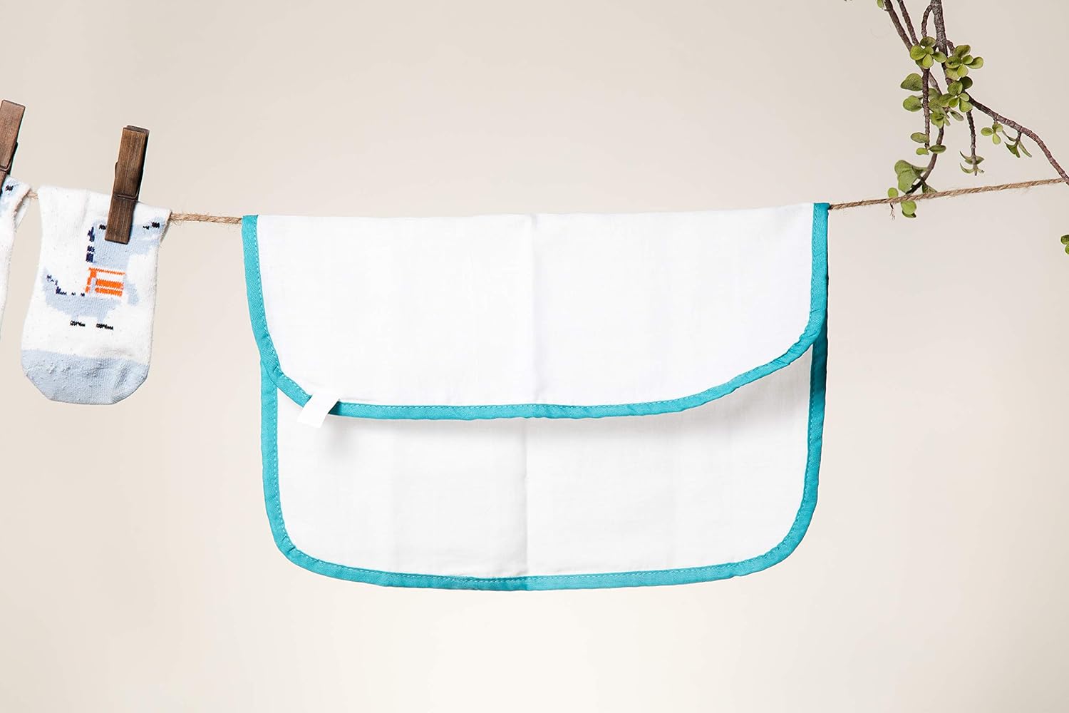 IVEI Jacha & Bacha Pure Soft Cotton Napkins for Babies/Kids – Dhoti Napkin – Toddler Handkerchiefs - Washable and Reusable Face Napkins for New Born – Blue -Colour – (Set of 6)