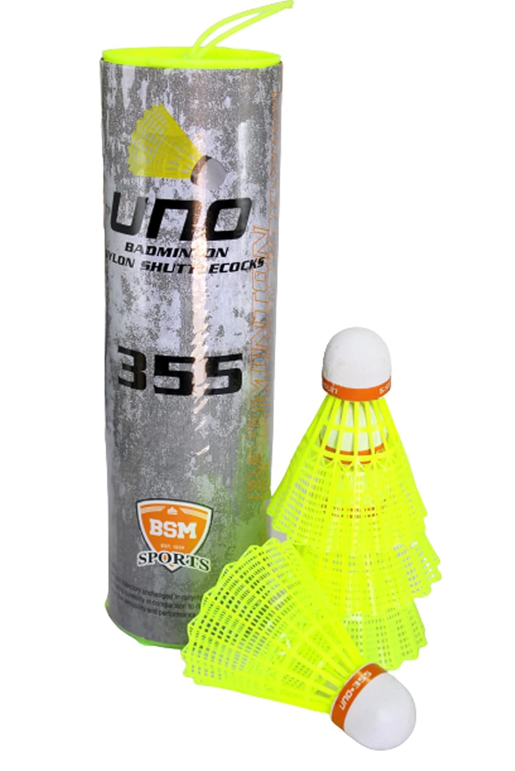 StonKraft UNO Badminton Nylon Shuttlecocks (Pack of 6) | Plastic Shuttle Cock Set | Badminton Shuttlecocks